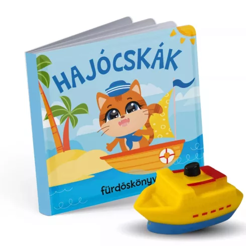 Hajócskák - fürdős könyv
