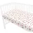   Baby Shop pamut,gumis lepedő 80*160 cm  - rózsaszín kacsa 