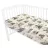   Baby Shop pamut,gumis lepedő 80*160 cm  - Erdei barátok natúr/zöld 