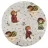 Baby Shop pamut,gumis lepedő 80*160 cm - Maci a holdon 
