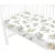 Baby Shop pamut,gumis lepedő 80*160 cm  - Zöld szafari