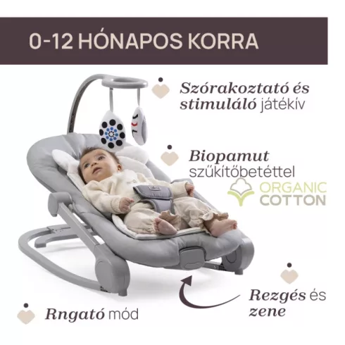 Chicco Mia Baby pihenőszék 18 kg-ig - Pebble
