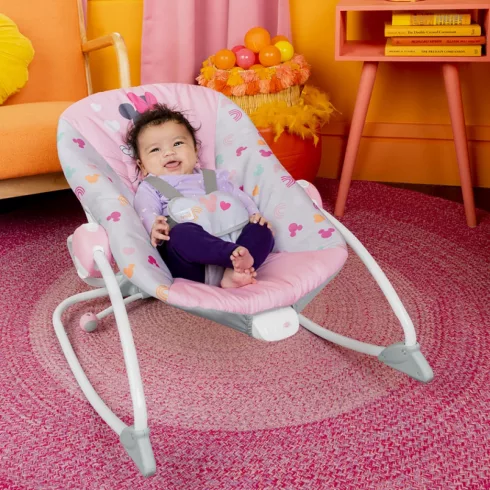 DISNEY BABY Rezgő hintaszék MINNIE MOUSE Forever Besties™ 0hó+ 18 kg-ig