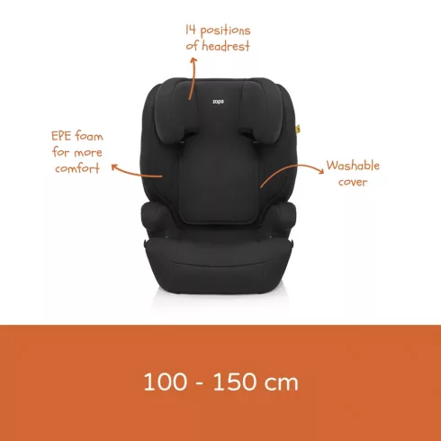 Zopa Beta i-Size
gyerekülés 100-150cm - Grey