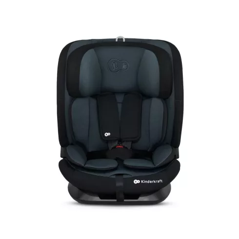KINDERKRAFT ONETO3 i-Size Isofix Autósülés 76-150 cm - Graphite Black