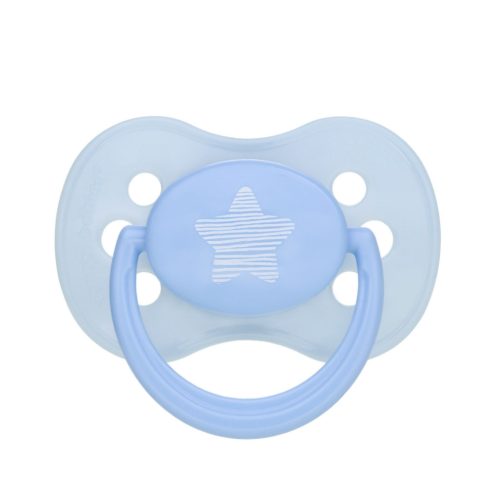 Canpol babies szimmetrikus szilikon cumi 18hó+ - kék