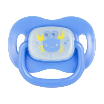 Canpol babies cseresznye alakú szilikon cumi 6-18m - kék