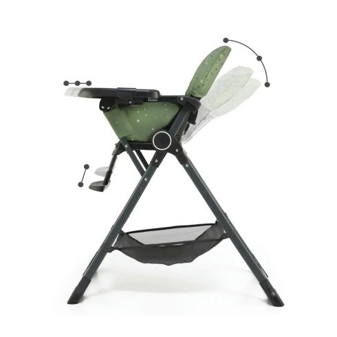 Kinderkraft Foldee multifunkciós etetőszék - Green
