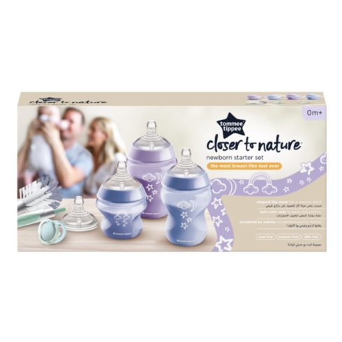 Tommee Tippee CTN újszülött cumisüveg szett 9 db-os - lila