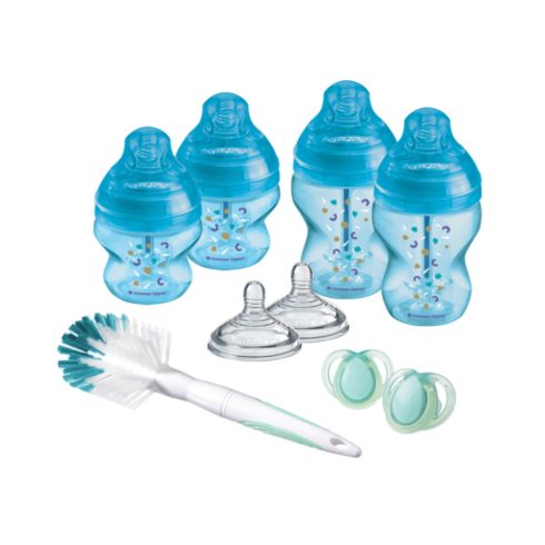 Tommee Tippee Advanced Anti-Colic újszülött cumisüveg szett 8 db-os - kék 