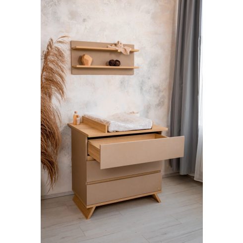 Faktum Sienna Cappuccino komód + pelenkázó toldalék