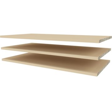   Faktum Sienna Cappuccino 2/3 osztású szekrényhez polccsomag (3 db)