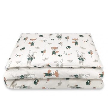 Baby Shop 2 részes babaágynemű - bézs róka és nyuszi