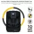 Kinderkraft Safety Fix 2 I-Size biztonsági autósülés  76-150cm - black