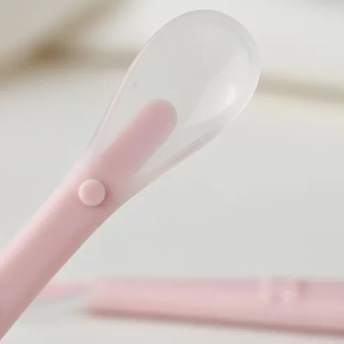 Bocioland puha szilikon etetőkanál 1 db - rózsaszín 