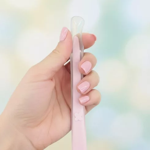 Bocioland puha szilikon etetőkanál 1 db - rózsaszín 