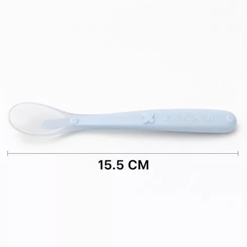 Bocioland puha szilikon etetőkanál 1 db - kék