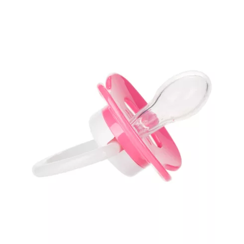 Canpol babies nyugtató szilikon cumi 6-18 hó - pink nyuszi 