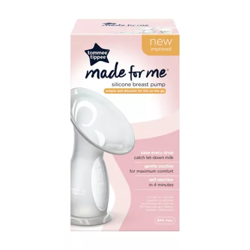 Tommee Tippee Made for Me szilikon mellszívó,anyatej tárolóval és sterilizáló zacskóval 