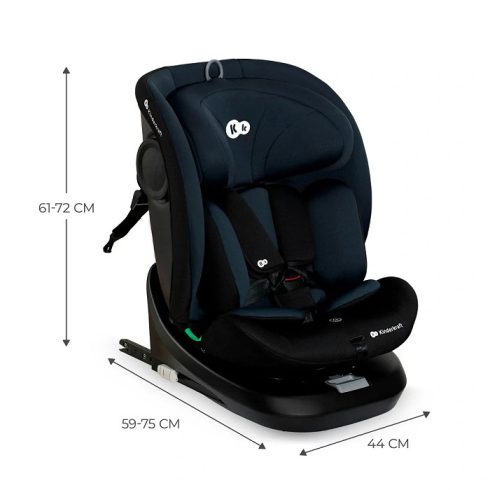 Kinderkraft I-GROW i-Size autósülés 40 -150cm
360°-ban forgatható - Black