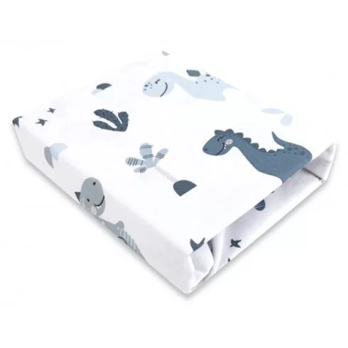 Baby Shop 60*120 cm pamut,gumis lepedő - Dinó 