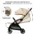 Kinderkraft APINO sport babakocsi 22 kg-ig - Dune beige