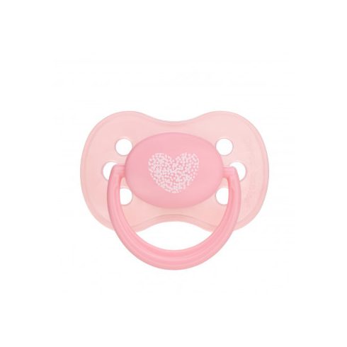 Canpol babies szimmetrikus szilikon cumi 0-6hó - rózsaszín