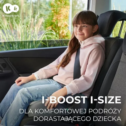 Kinderkraft i-Boost i-Size ülésmagasító 135-150 cm - Grey