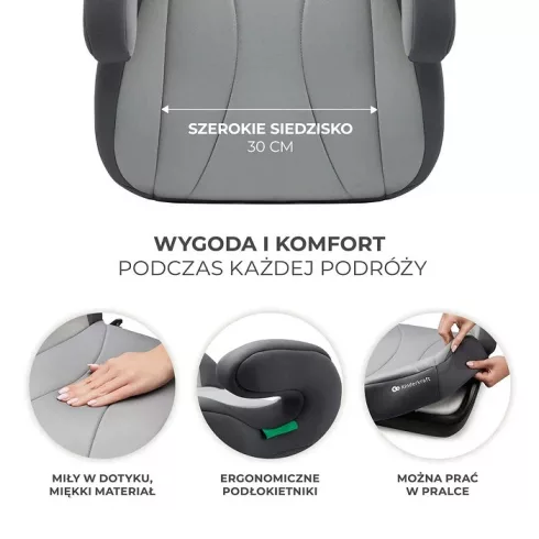 Kinderkraft i-Boost i-Size ülésmagasító 135-150 cm - Grey