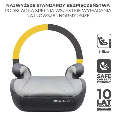 Kinderkraft i-Boost i-Size ülésmagasító 135-150 cm - Grey
