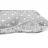 Scamp laposfejűség elleni párna - Little Heart White Gray