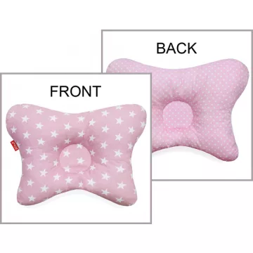 Scamp laposfejűség elleni párna - Rosa Stars Dots