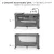 Kinderkraft JOY 2 multifunkciós utazóágy - Dark grey 