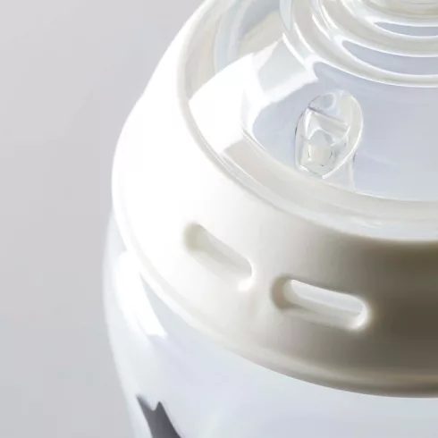 Tommee Tippee Natural Start 2*260ml cumisüveg 0+ - kék (béka&kacsa mintával)
