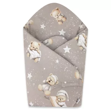 Baby Shop pólyatakaró 75x75cm - Jó Éjszakát bézs