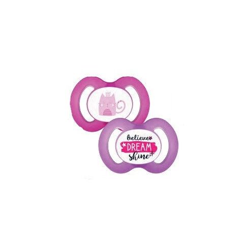 Baby-Nova nyugtató szilikon cumi szimmetrikus 18+hó 2db/csom. - DREAM