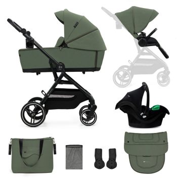   Kinderkraft YOXI  3in1 multifunkciós babakocsi - Mystic Green