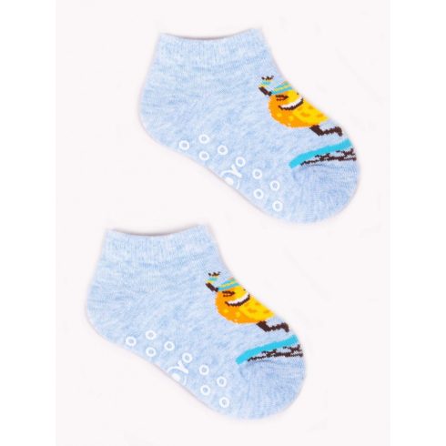 Pamut boka ABS zokni (17-19) - narancs