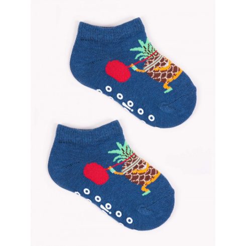 Pamut boka ABS zokni (20-22) - ananász