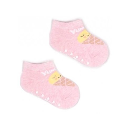 Pamut boka ABS zokni (23-26) - yumy rózsaszín