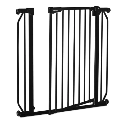 Lionelo Truus biztonsági ajtórács 75-105 cm - fekete-onyx 