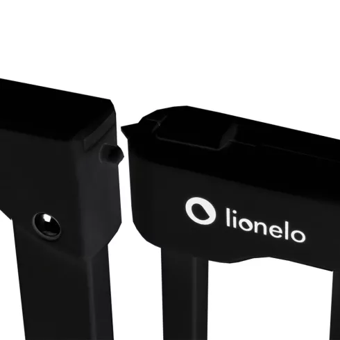 Lionelo Truus biztonsági ajtórács 75-105 cm - fekete-onyx 