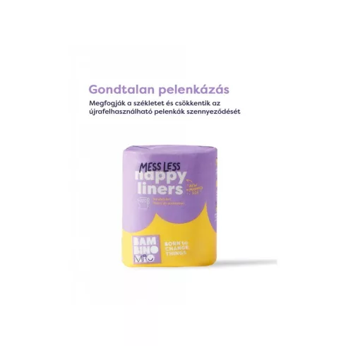 Bambino Mio nappy liners pelenka betét - 100 lap egy tekercsben