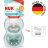 NUK Signature szilikon cumi  0-6 hó 2db - Green