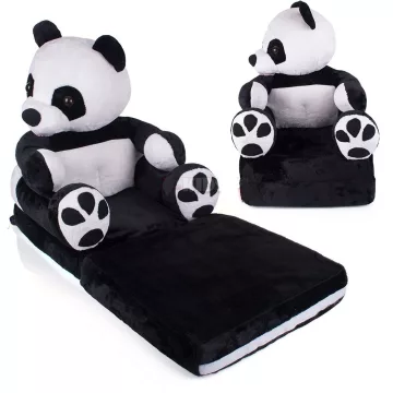 Állatfigurás gyermekfotel , kihajtható - Panda