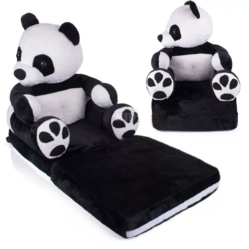 Állatfigurás gyermekfotel , kihajtható - Panda