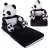 Állatfigurás gyermekfotel , kihajtható - Panda