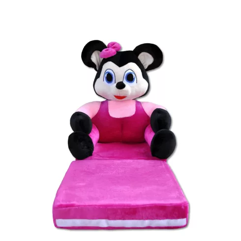 Állatfigurás gyermekfotel , kihajtható - Minnie 