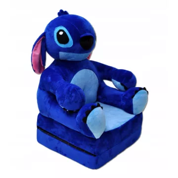 Állatfigurás gyermekfotel , kihajtható - Stitch