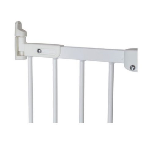 Babydan Flexi Fit fehér fém biztonsági ajtórács 67-105,5 cm, csavaros